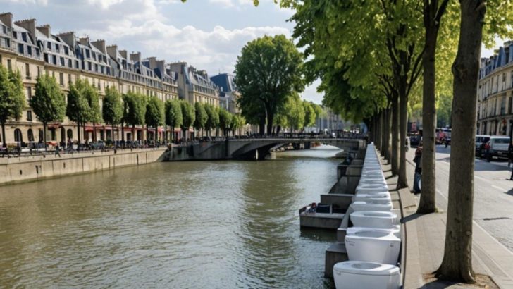 Paris river protest